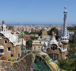 Parc Guell en Barcelona Parc Guell en Barcelona