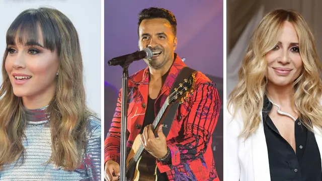 Aitana, Luis Fonsi y Marta Sánchez