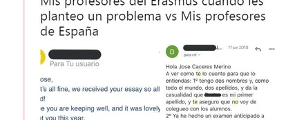 Tuit viral del estudiante Tuit viral del estudiante