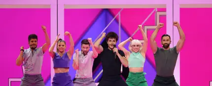 Miki se presenta durante los ensayos de vestimenta de la semifinal de Eurovisión Miki se presenta durante los ensayos de vestimenta de la semifinal de Eurovisión