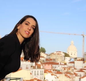 Ruth Lorenzo, en uno de los miradores de Lisboa Ruth Lorenzo, en uno de los miradores de Lisboa