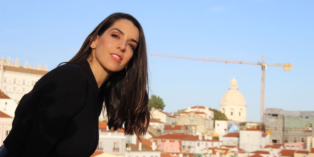Ruth Lorenzo, en uno de los miradores de Lisboa