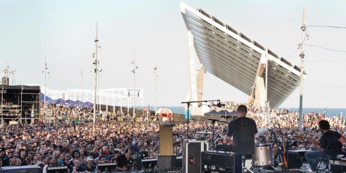 Uno de los escenarios del festival Primavera Sound 2018.