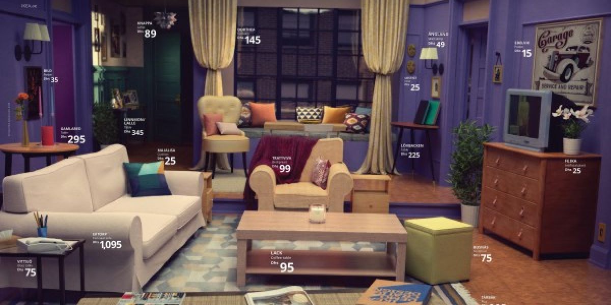 Ikea recrea el salón de 'Friends'