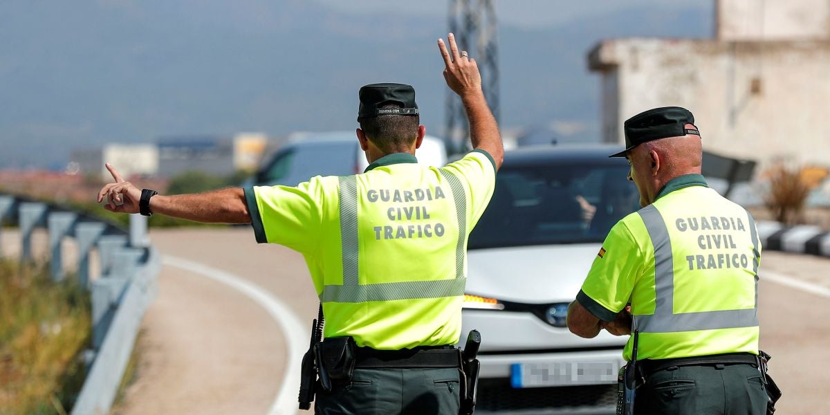 Control de la Guardia Civil de Tráfico
