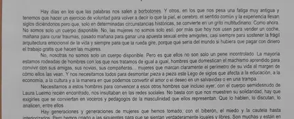Imagen del texto de Pepa Bueno en el examen de Selectividad de Andalucía Imagen del texto de Pepa Bueno en el examen de Selectividad de Andalucía