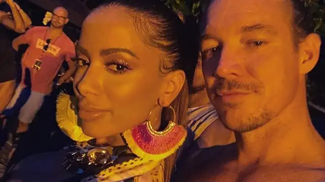 Anitta y Diplo en el rodaje del vídeo 'Make It Hot'