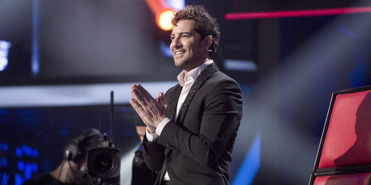 David Bisbal emocionado en la final de 'La Voz Senior'