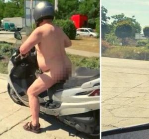 El motorista desnudo El motorista desnudo