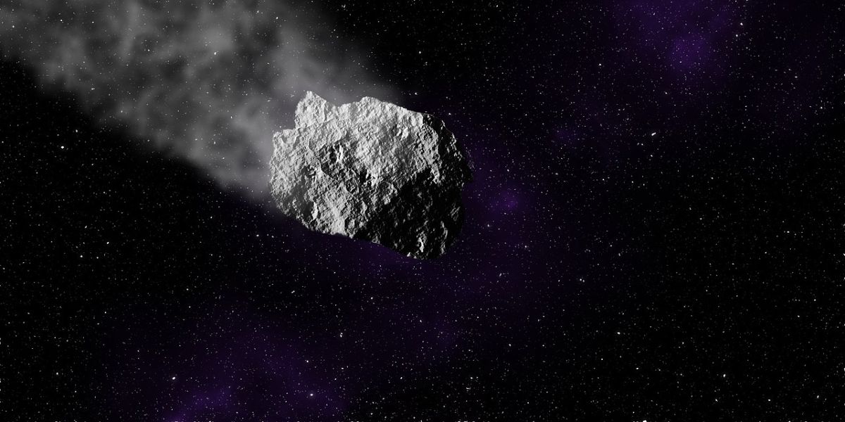 Imagen de archivo de un asteroide en el espacio