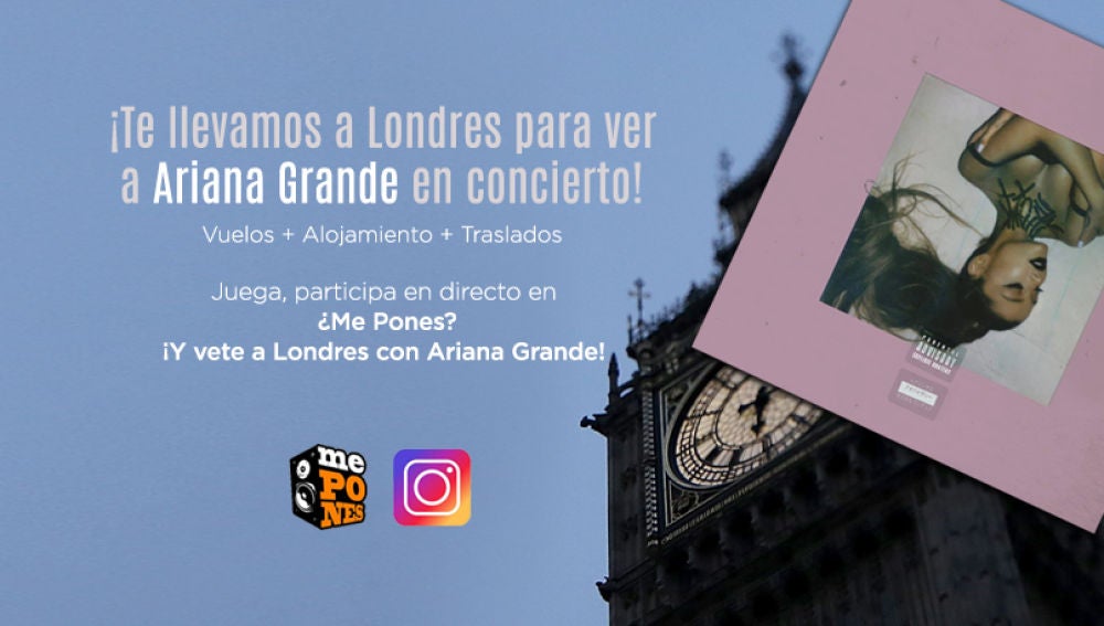 ¡Te llevamos a Londres a ver a Ariana Grande en concierto!