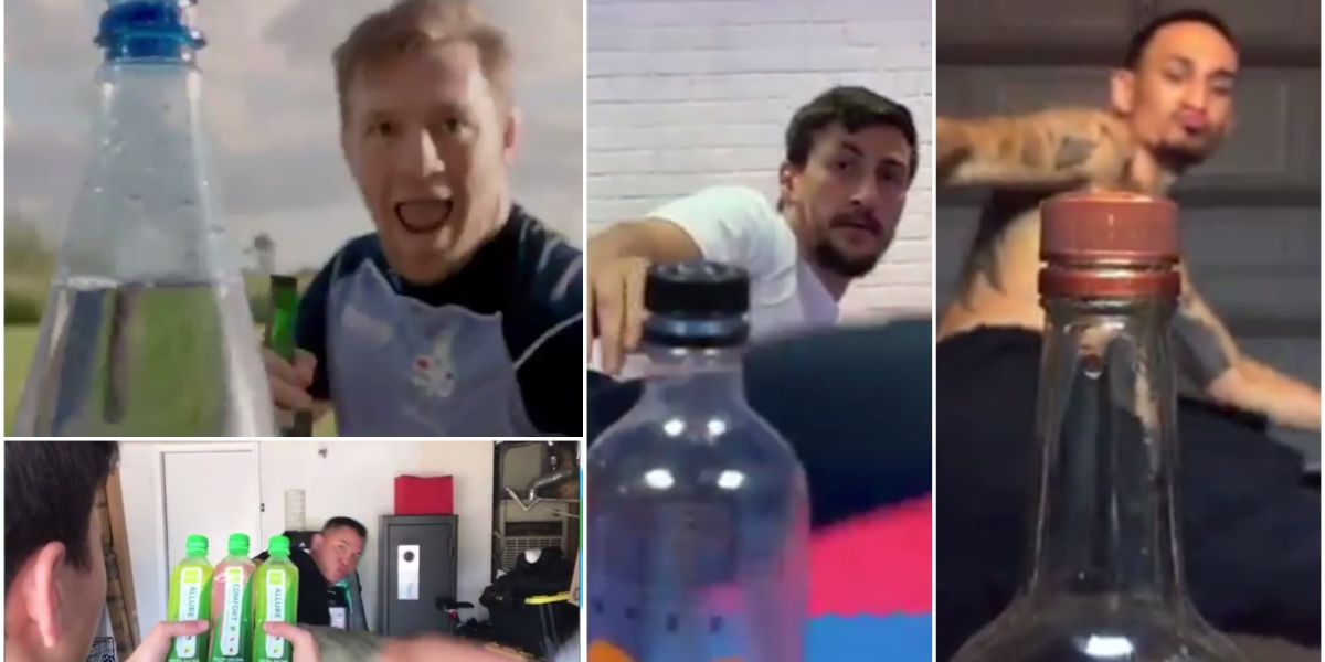 Los últimos deportistas que se han apuntado al #BottleCapChallenge