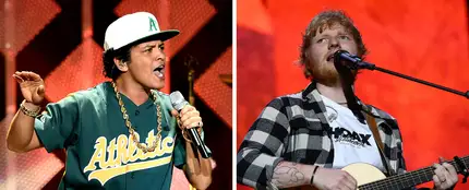 Bruno Mars y Ed Sheeran Bruno Mars y Ed Sheeran
