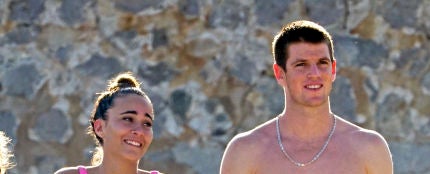 Aitana y Miguel Bernardeau en Ibiza 