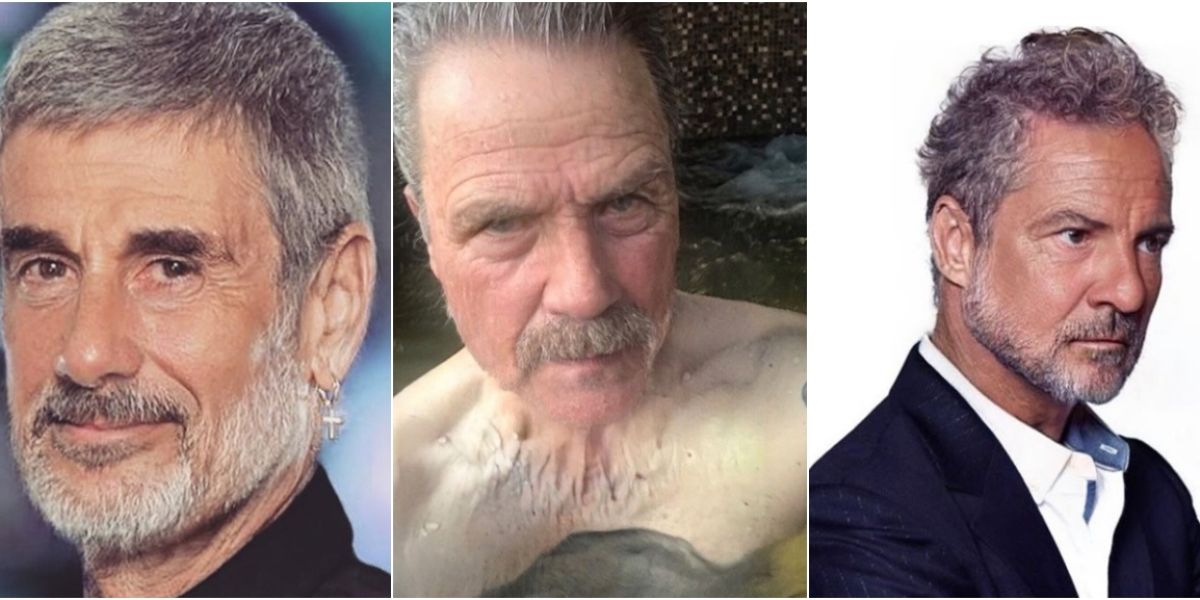 Melendi, Dani Martín y David Bisbal con el filtro de FaceApp
