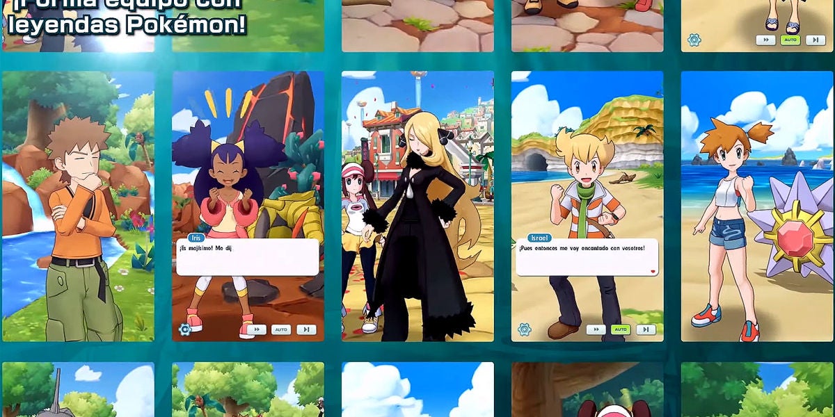 Así es el nuevo Pokémon Masters