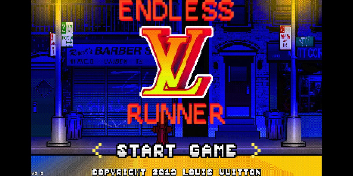 Louis Vuitton lanza el juego Endless Runner