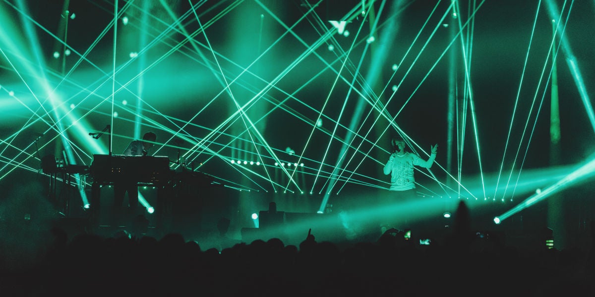 Underworld durante su sesión en Sönar Barcelona