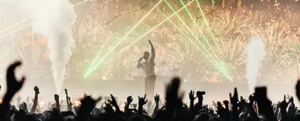 Bad Bunny durante su concierto en Sónar Bad Bunny durante su concierto en Sónar