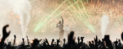 Bad Bunny durante su concierto en Sónar Bad Bunny durante su concierto en Sónar