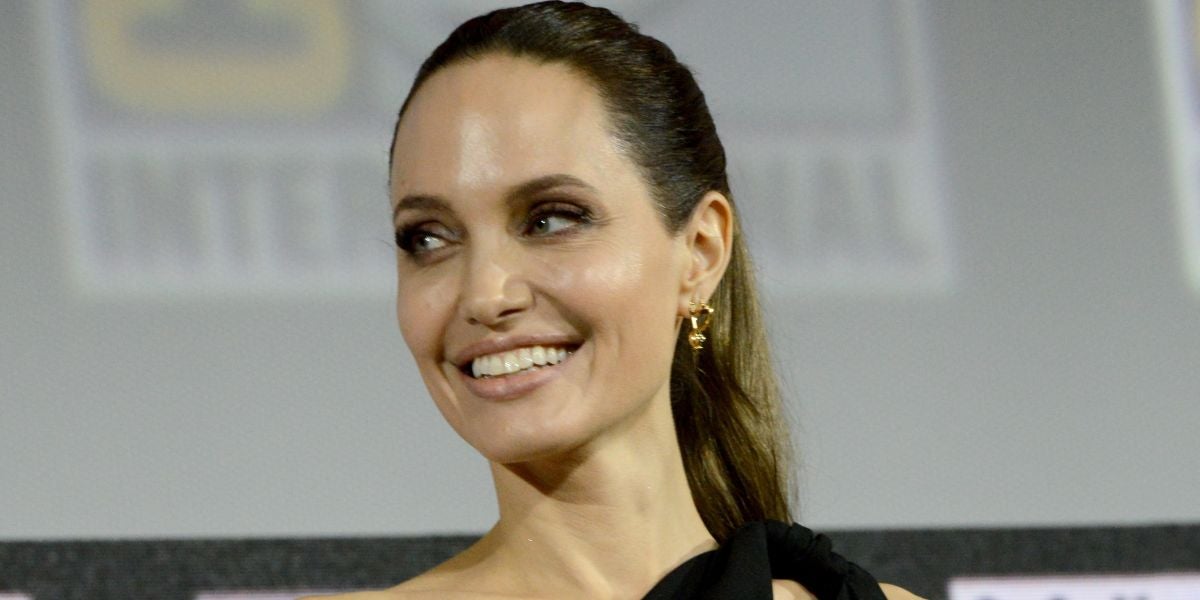Angelina Jolie en la Comic Con 2019 presentando 'Los Eternos'
