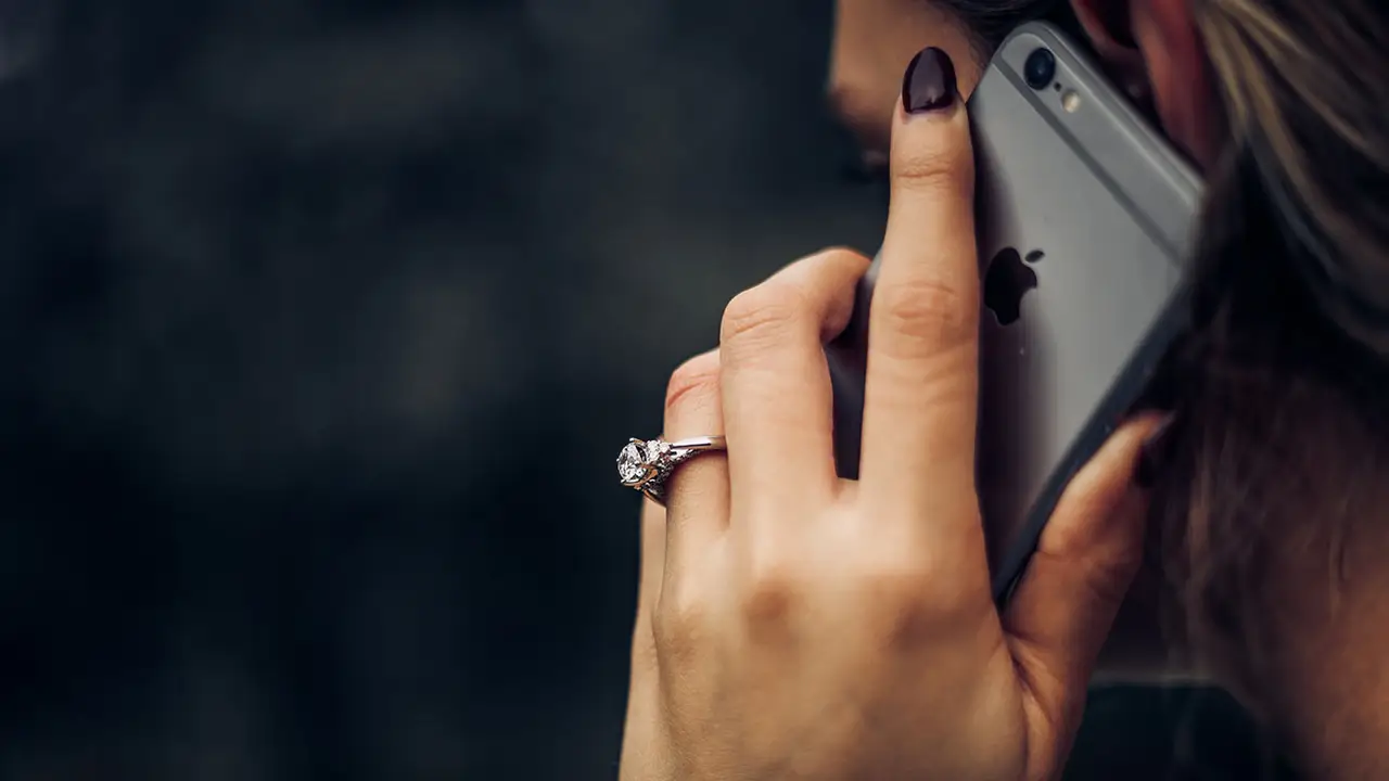 Llamada con un iPhone Llamada con un iPhone