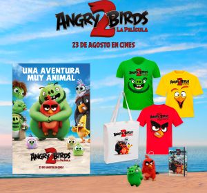 Consigue un pack de merchandising exclusivo de 'Angry Birds 2: La Película' Consigue un pack de merchandising exclusivo de 'Angry Birds 2: La Película'