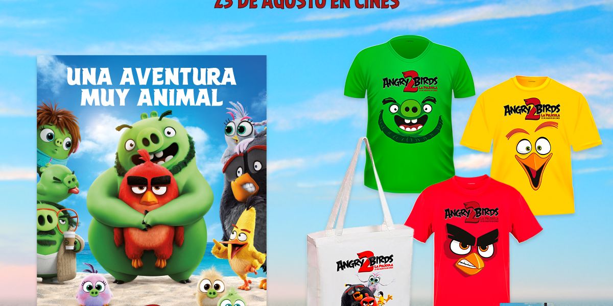 Consigue un pack de merchandising exclusivo de 'Angry Birds 2: La Película'