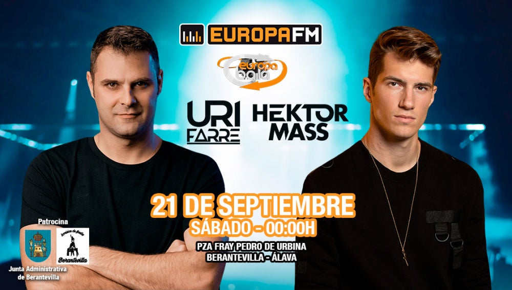 Fiesta Europa FM con Uri Farré y Hektor Mass