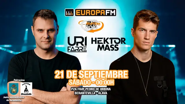 Fiesta Europa FM con Uri Farré y Hektor Mass