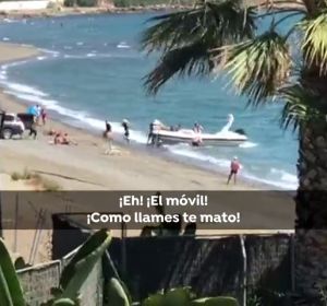 Amenazan de muerte a unos bañistas en Estepona durante un desembarco de droga Amenazan de muerte a unos bañistas en Estepona durante un desembarco de droga