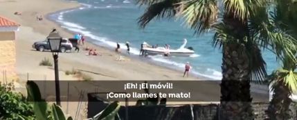 Amenazan de muerte a unos bañistas en Estepona durante un desembarco de droga