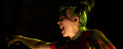 Billie Eilish durante su concierto en Barcelona Billie Eilish durante su concierto en Barcelona