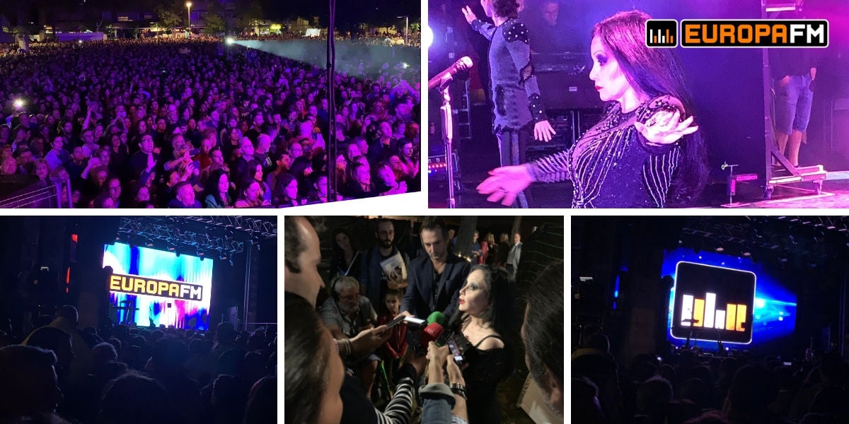 Concierto de Fangoria en Palencia, con Europa FM