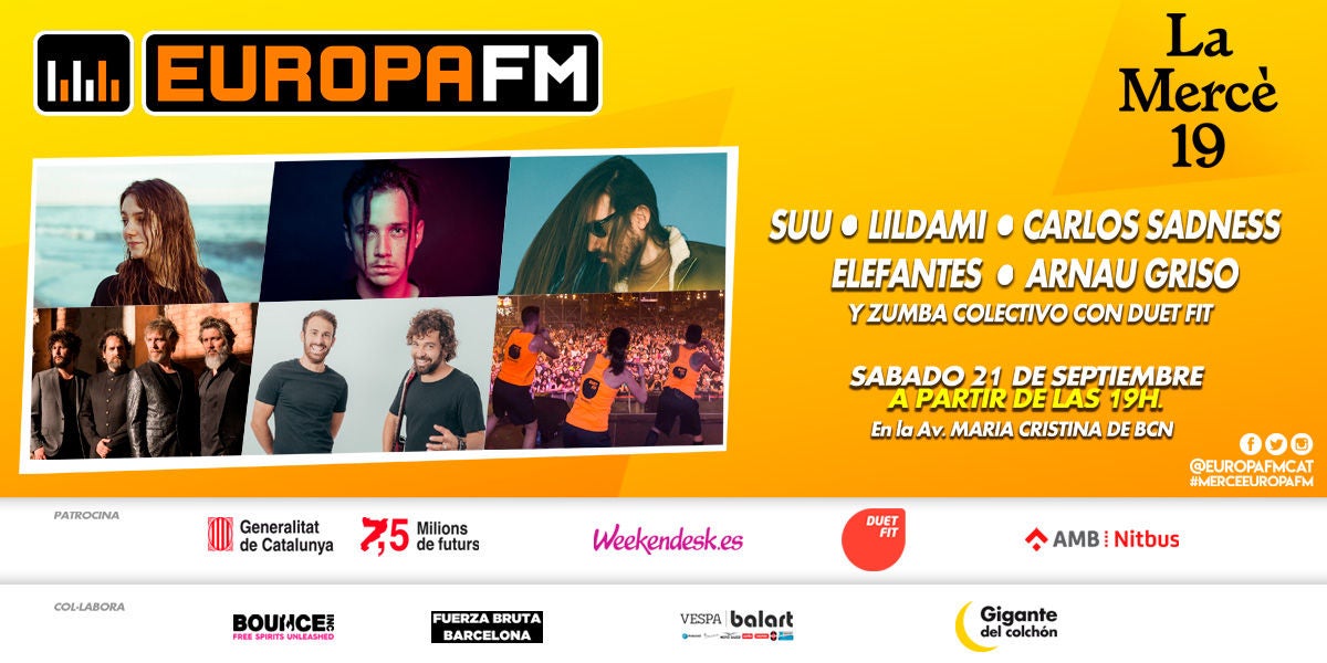 La Mercè 2019 con Europa FM