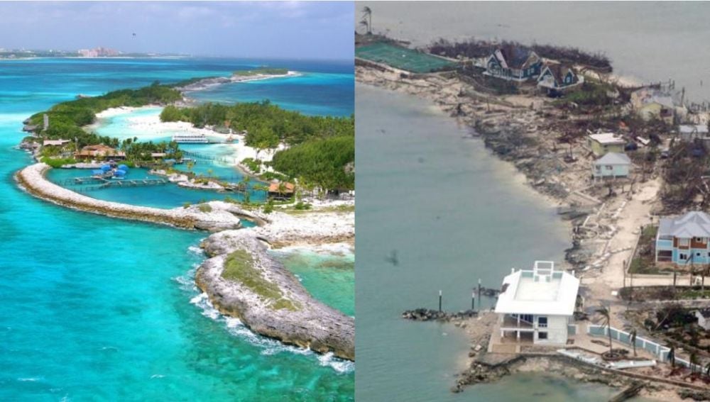 Bahamas, antes y después