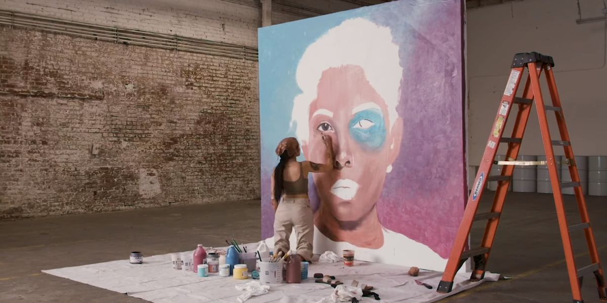 Halsey en el vídeo de 'Graveyard'