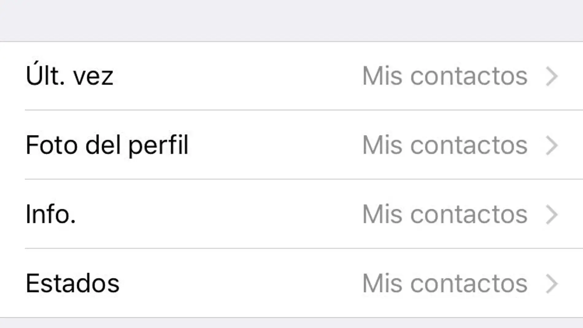 1º paso para ocultar foto de perfil de whatsapp 1º paso para ocultar foto de perfil de whatsapp