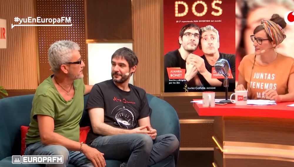 David Fernández, Juanra Bonet y Ana Morgade en 'yu, no te pierdas nada'