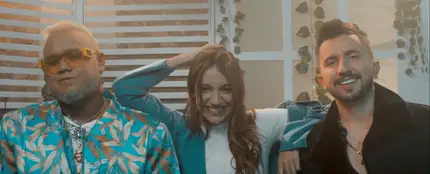 Yera, Ana Guerra y Nabález en el vídeo de 'El Viajero' Yera, Ana Guerra y Nabález en el vídeo de 'El Viajero'