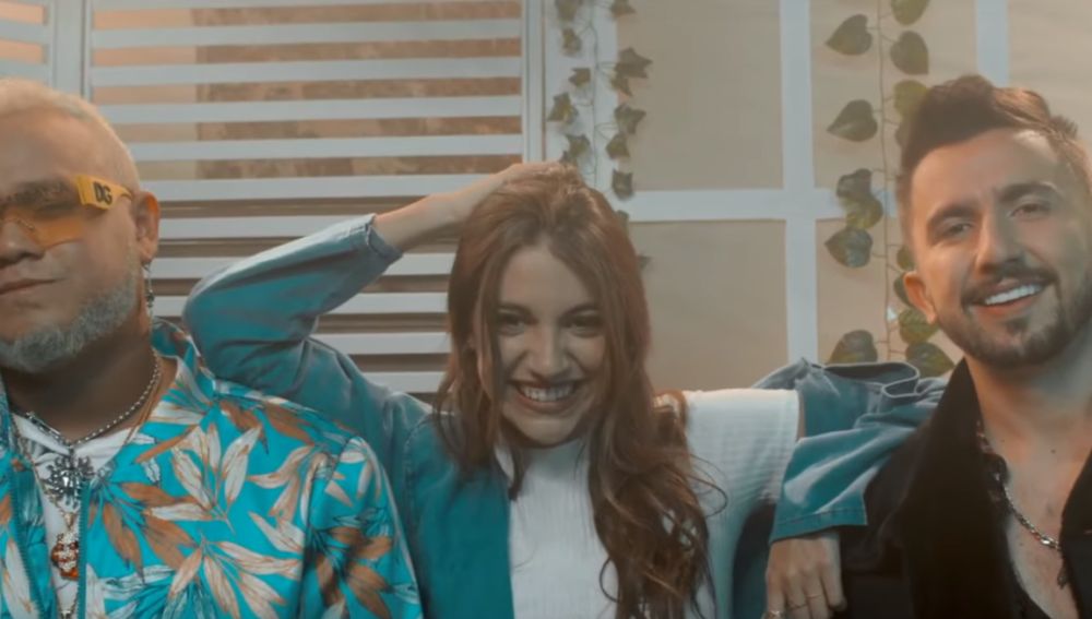 Yera, Ana Guerra y Nabález en el vídeo de 'El Viajero'
