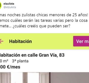 El anuncio de alquiler de una habitación que indigna a Twitter El anuncio de alquiler de una habitación que indigna a Twitter