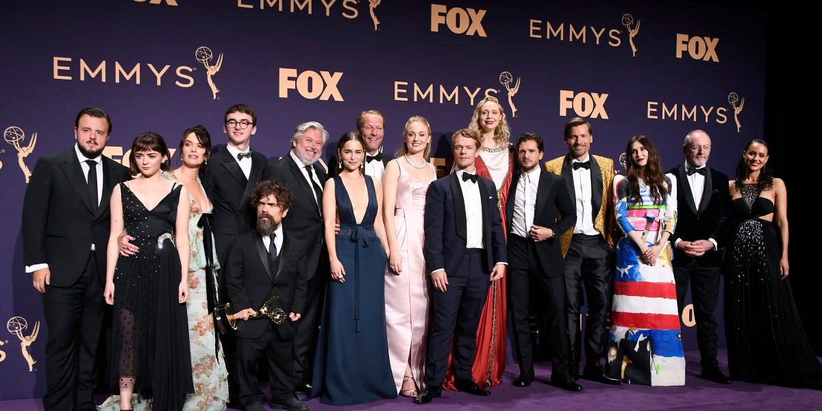 El elenco de 'Juego de Tronos' en Emmy 2019