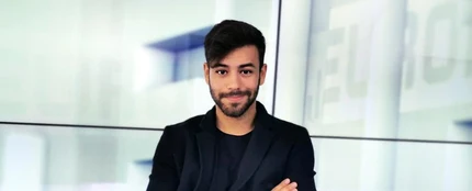 Agoney en los estudios de Europa FM Agoney en los estudios de Europa FM