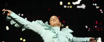 Rosalía en un concierto Rosalía en un concierto