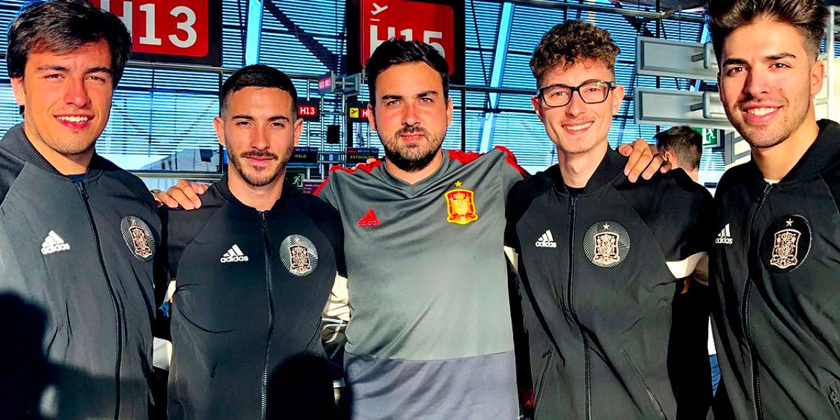 La Selección Española de eFootball con Gravesen, AndoniiPM, Zidane10 y JRA Lion viaja con La Roja
