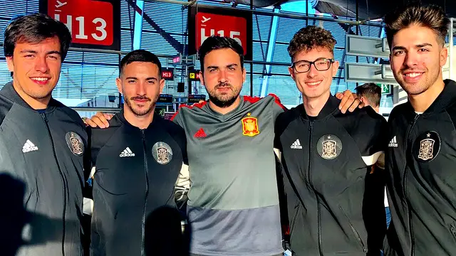 La Selección Española de eFootball con Gravesen, AndoniiPM, Zidane10 y JRA Lion viaja con La Roja