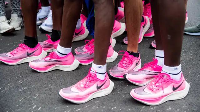 Las zapatillas revolucionarias utilizadas en el reto