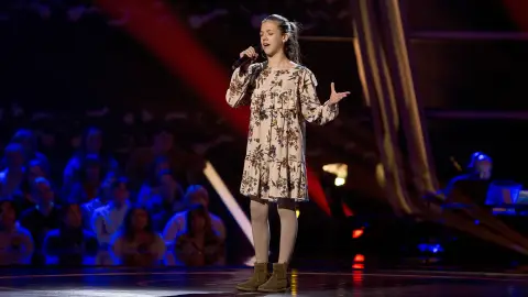 Actuación Patricia García Patricia García canta ‘Cai’ en las Audiciones a ciegas de ‘La Voz Kids’