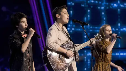 Julio Gómez, Olivia Fernández y Luis Giménez cantan ‘I’m not the only one’ en las Batallas de ‘La Voz Kids’ Julio Gómez, Olivia Fernández y Luis Giménez cantan ‘I’m not the only one’ en las Batallas de ‘La Voz Kids’